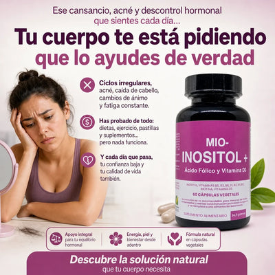 Mio-Inositol + — Equilibrio hormonal femenino